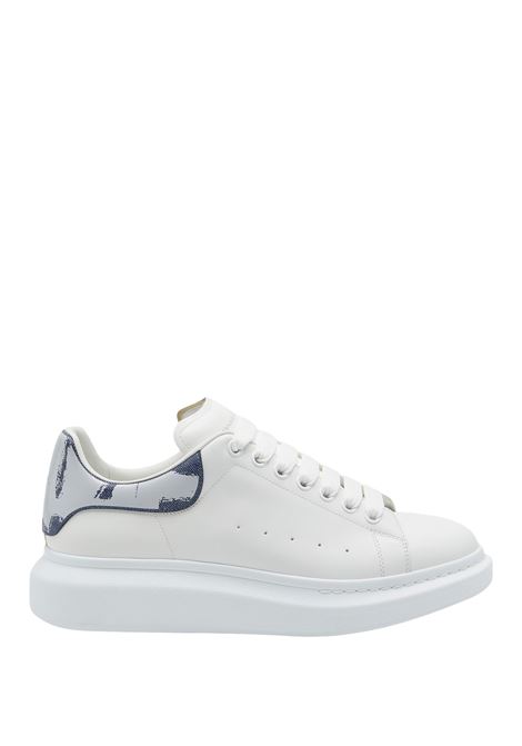 ALEXANDER MCQUEEN Sneakers Oversize in Bianco/Indigo - ALEXANDER MCQUEEN