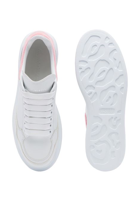 ALEXANDER MCQUEEN Sneakers Oversize In Bianco/Rosa Fiori Di Ciliegio - ALEXANDER MCQUEEN