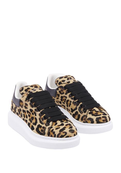 ALEXANDER MCQUEEN Sneakers Oversize In Leopardato/Nero - ALEXANDER MCQUEEN