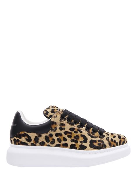 ALEXANDER MCQUEEN Sneakers Oversize in Leopardato/Nero - ALEXANDER MCQUEEN