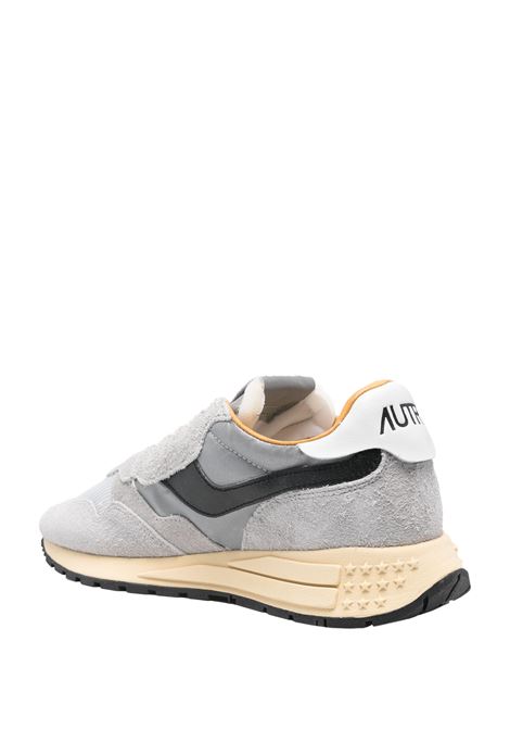 AUTRY Sneakers Reelwind In Suede Sand E Nylon Riflettente - AUTRY