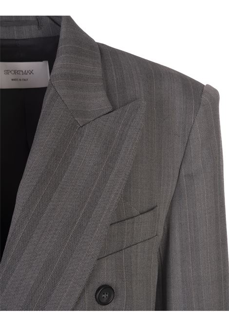 SPORTMAX Blazer Merlot Grigio Chiaro - SPORTMAX