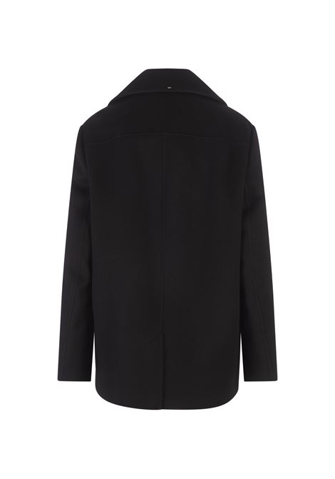 SPORTMAX Caban Livorno Nero - SPORTMAX