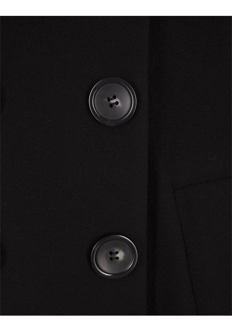 SPORTMAX Caban Livorno Nero - SPORTMAX