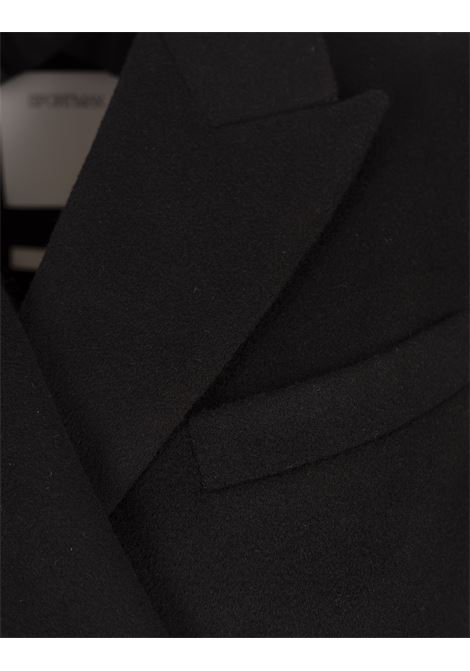 SPORTMAX Cappotto Morgana Nero - SPORTMAX