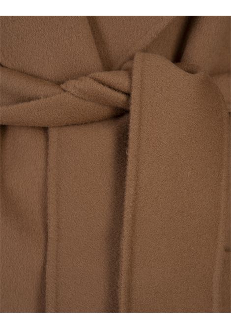 SPORTMAX Cappotto Veleno Marrone - SPORTMAX