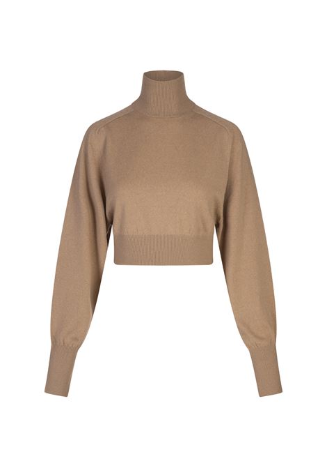 SPORTMAX Maglia Ululato Cammello - SPORTMAX