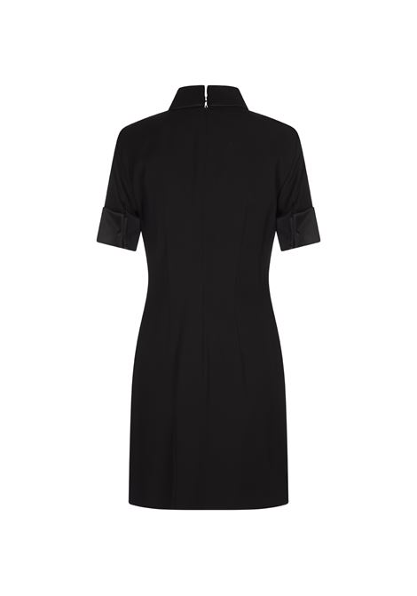 SPORTMAX Mini Abito Cipro Nero - SPORTMAX