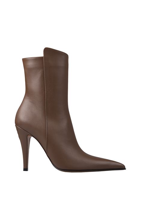 ALEXANDER MCQUEEN Stivaletti Birdee Marroni - ALEXANDER MCQUEEN