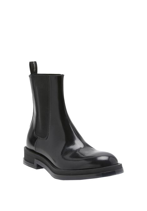 ALEXANDER MCQUEEN Stivaletti Chelsea Float In Nero/Trasparente - ALEXANDER MCQUEEN