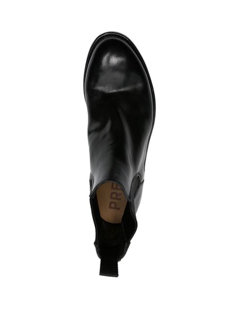 PREMIATA Stivaletti Chelsea In Pelle Spazzolata Nera - PREMIATA