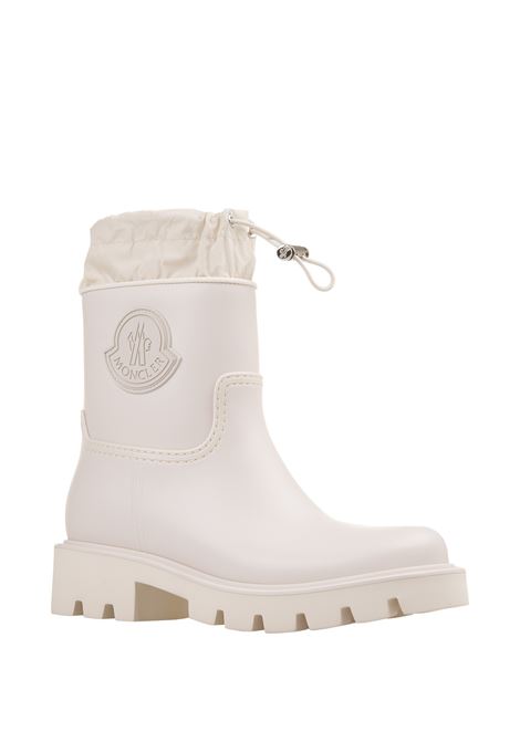 MONCLER Stivaletti Da Pioggia Kicktream Bianchi - MONCLER