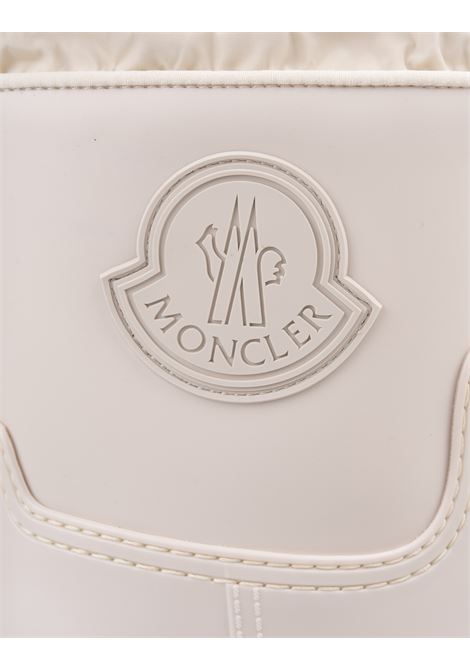MONCLER Stivaletti Da Pioggia Kicktream Bianchi - MONCLER