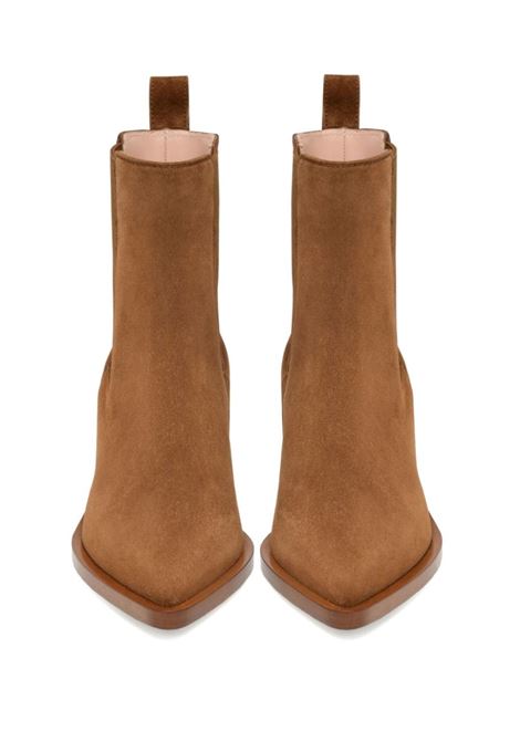 GIANVITO ROSSI Stivaletto Wylie Marrone - GIANVITO ROSSI