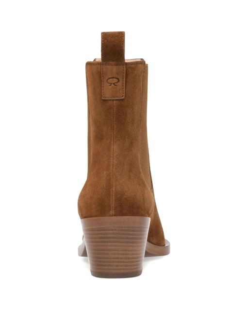 GIANVITO ROSSI Stivaletto Wylie Marrone - GIANVITO ROSSI