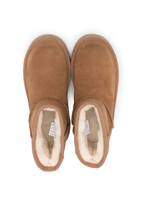 UGG KIDS Stivali Classic Mini Con Plateau Chestnut - UGG KIDS
