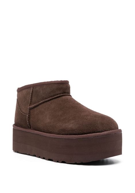 UGG Stivali Con Plateau Classic Ultra Mini Burnt Cedar - UGG