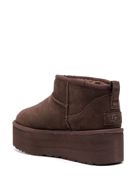 UGG Stivali Con Plateau Classic Ultra Mini Burnt Cedar - UGG