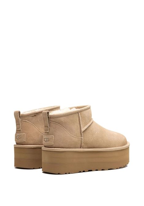 UGG Stivali Con Plateau Classic Ultra Mini Sand - UGG