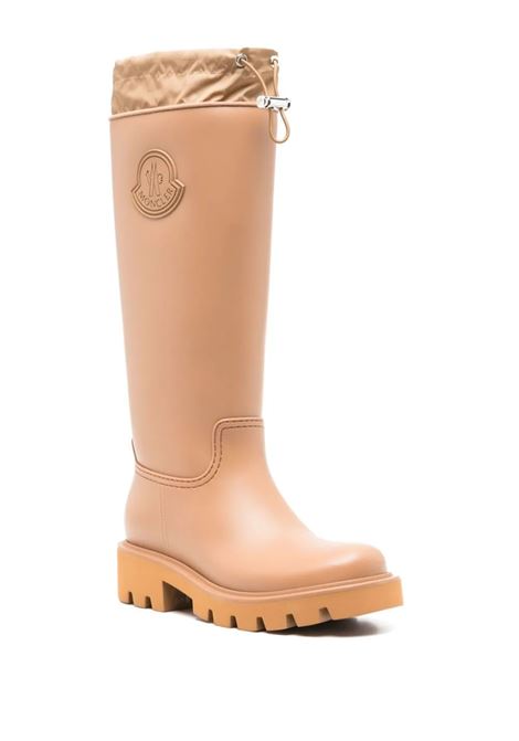 MONCLER Stivali Da Pioggia Kickstream Marroni - MONCLER