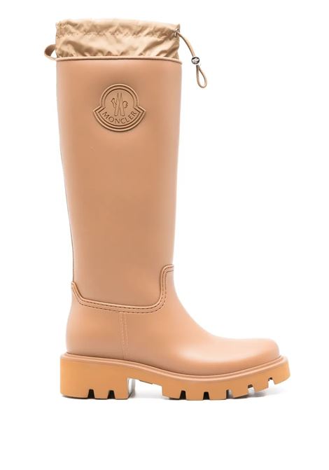 MONCLER Stivali Da Pioggia Kickstream Marroni - MONCLER