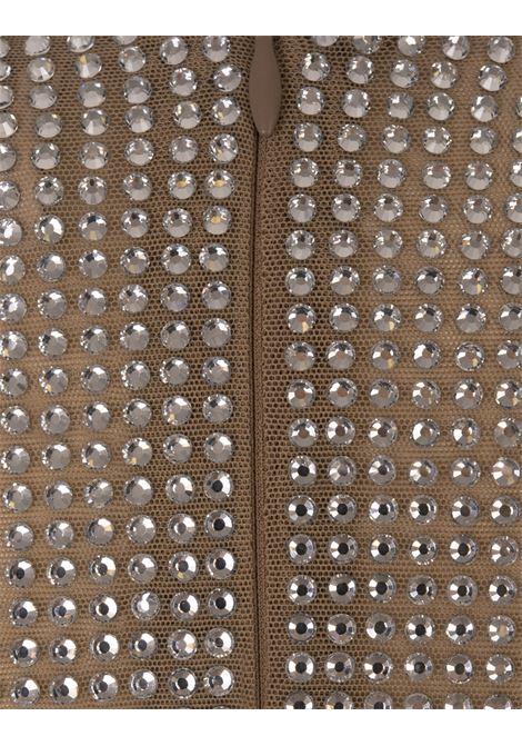 GIUSEPPE DI MORABITO T-Shirt A Maniche Lunghe Nera Con Dettaglio Strass All-Over - GIUSEPPE DI MORABITO