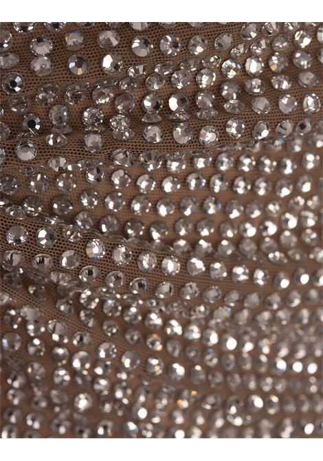 GIUSEPPE DI MORABITO T-Shirt A Maniche Lunghe Nera Con Dettaglio Strass All-Over - GIUSEPPE DI MORABITO