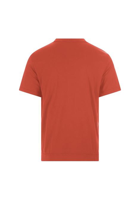FEDELI T-Shirt Basic In Cotone Organico Arancione - FEDELI