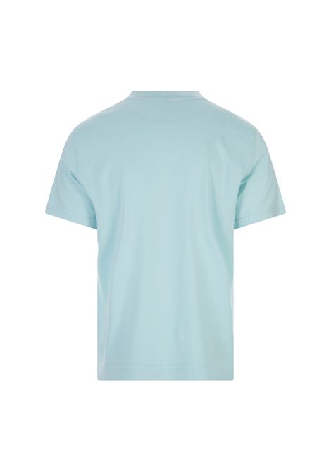 FEDELI T-Shirt Basic In Cotone Organico Verde Acqua - FEDELI