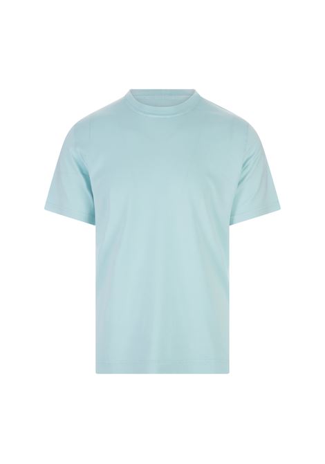 FEDELI T-Shirt Basic In Cotone Organico Verde Acqua - FEDELI