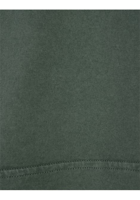 FEDELI T-Shirt Basic In Cotone Organico Verde Muschio - FEDELI