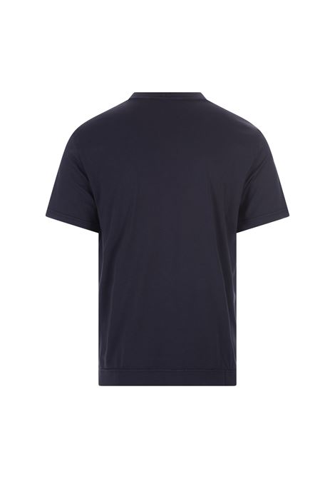 FEDELI T-Shirt Basic In Jersey Giza Blu Notte - FEDELI