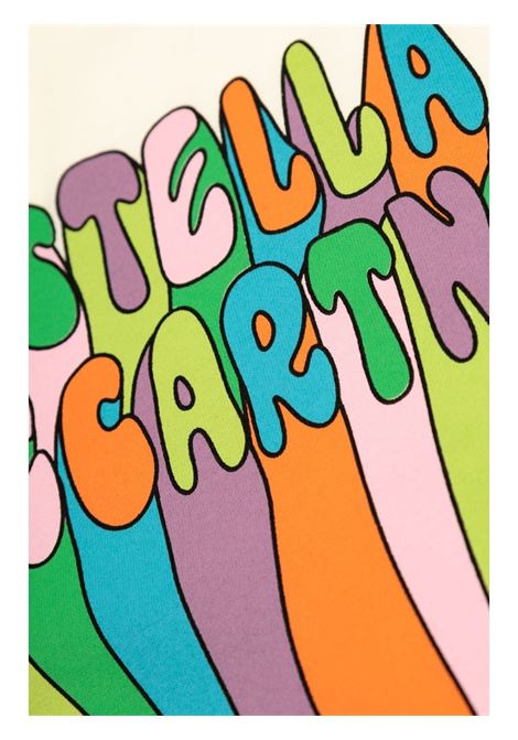 STELLA MCCARTNEY KIDS T-Shirt Bianca Con Grafica Stella - STELLA MCCARTNEY KIDS