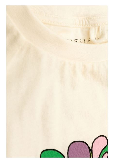 STELLA MCCARTNEY KIDS T-Shirt Bianca Con Grafica Stella - STELLA MCCARTNEY KIDS
