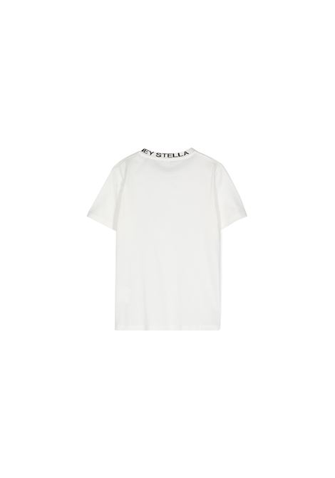 STELLA MCCARTNEY KIDS T-Shirt Bianca Con Logo Sul Girocollo - STELLA MCCARTNEY KIDS