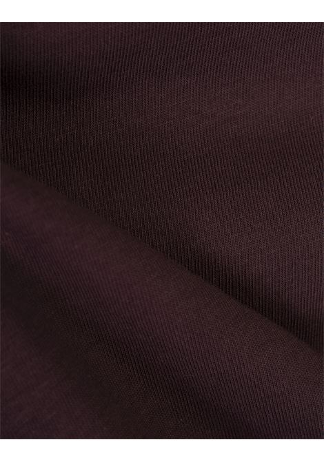 BOSS T-Shirt Bordeaux Con Logo Stampato In Gomma - BOSS