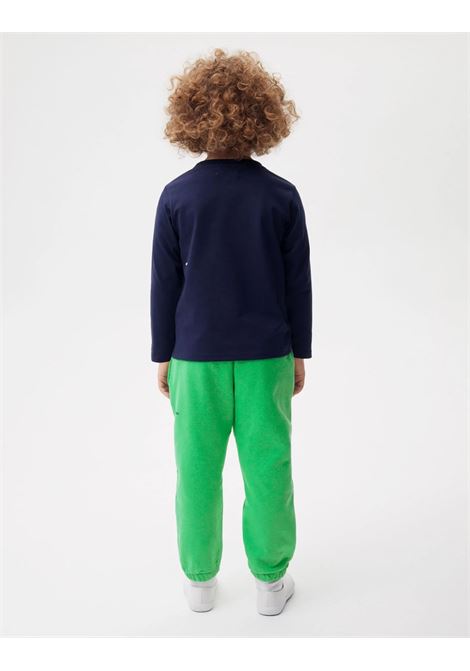 PANGAIA KIDS T-Shirt Core M/L In Cotone Organico PPRMINT Blu Navy - PANGAIA KIDS