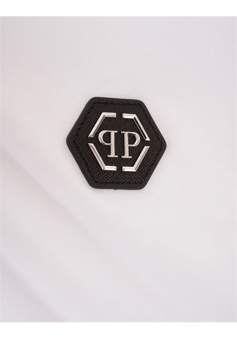 PHILIPP PLEIN T-Shirt Cropped Stars Bianca - PHILIPP PLEIN