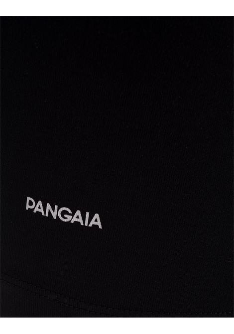 PANGAIA T-Shirt Fitted Crop In Cotone Riciclato Nero Donna - PANGAIA