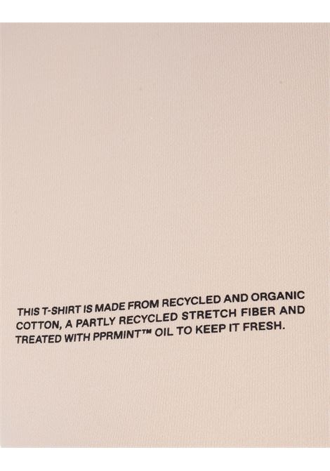 PANGAIA T-Shirt Fitted Crop In Cotone Riciclato Sabbia Donna - PANGAIA