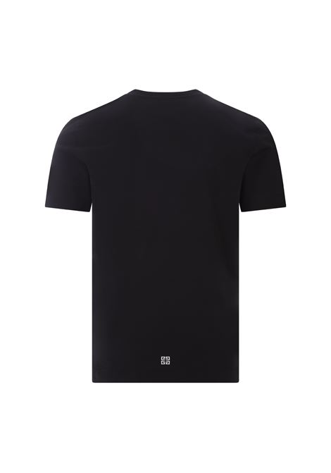 GIVENCHY T-Shirt GIVENCHY 1952 Slim In Cotone Nero - GIVENCHY