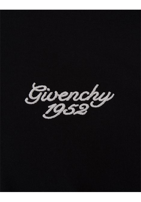 GIVENCHY T-Shirt GIVENCHY 1952 Slim In Cotone Nero - GIVENCHY