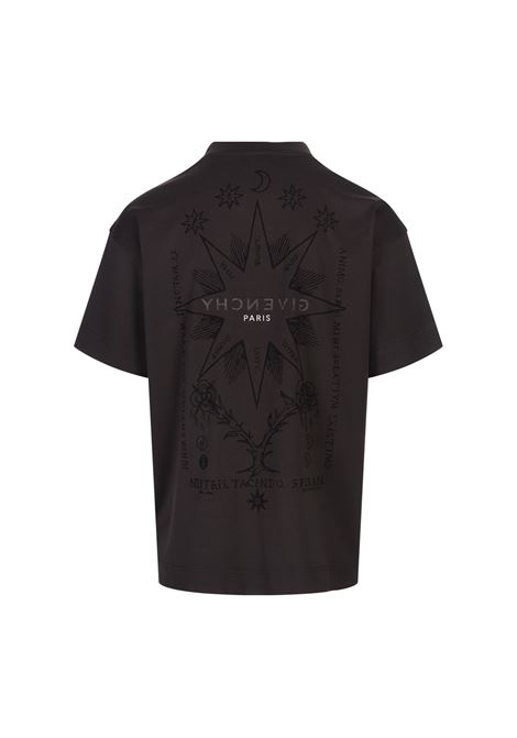GIVENCHY T-Shirt GIVENCHY Reverse Palissandro Con Stampa Tarocchi - GIVENCHY