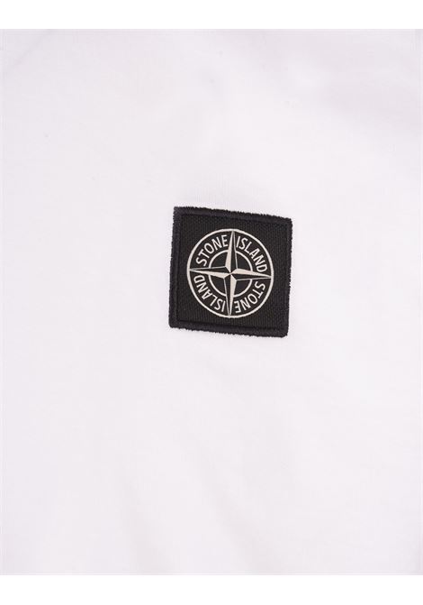 STONE ISLAND T-Shirt In Cotone 60/2 Bianca - STONE ISLAND