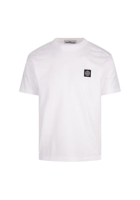 STONE ISLAND T-Shirt In Cotone 60/2 Bianca - STONE ISLAND