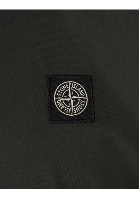 STONE ISLAND T-Shirt In Cotone 60/2 Grigio Piombo - STONE ISLAND