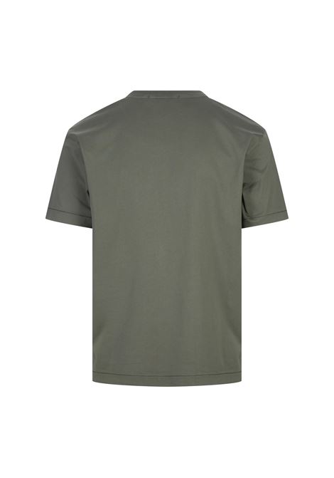STONE ISLAND T-Shirt In Cotone 60/2 Verde - STONE ISLAND