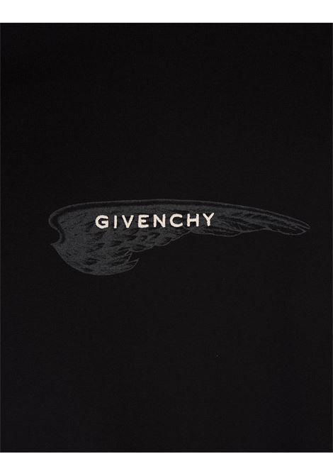 GIVENCHY T-Shirt In Cotone Nero GIVENCHY Wings - GIVENCHY