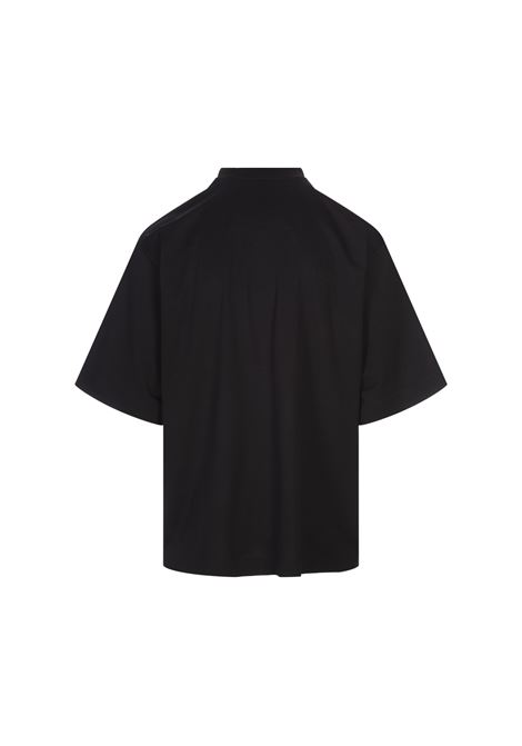 GIVENCHY T-Shirt In Rete Nera Con Logo 4G E Firma GIVENCHY 1952 - GIVENCHY