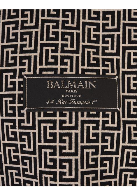 BALMAIN T-Shirt Monogram Con Etichetta Pierre Balmain - BALMAIN